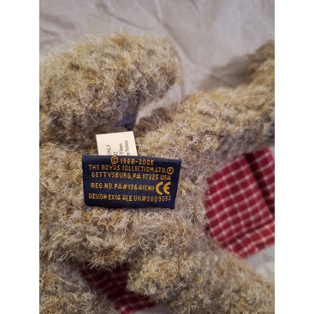 Boyds Teddy Bear Friendship Greeting Friend Lee Thinkin of‎ Ya Jointed  NO TAGS